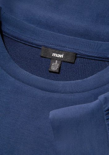 Resim Mavi Oversize Kadın Sweat M168837-70491
