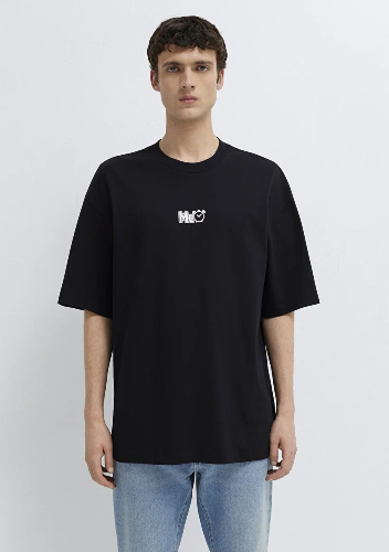 Resim Mavi Erkek T-shirt M0613377-900