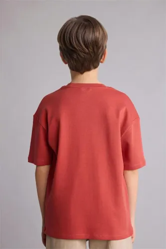 Resim Defacto Erkek Çocuk T-shirt G6486A8/OG69