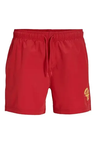 Resim Jack & Jones Jpstmauı Sky Swım Shorts Styd Ss26 Erkek Deniz Şortu 12307177
