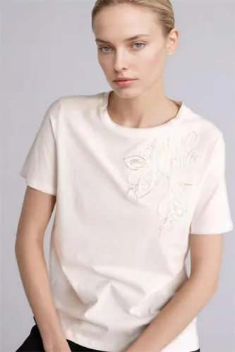 Resim Defacto Kadın T-shirt H1421AX/WT16
