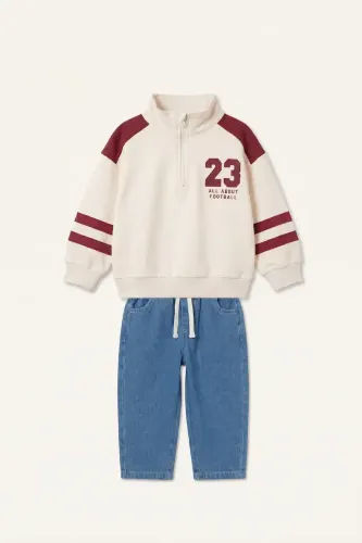 Resim Defacto  Erkek Bebek Sweat Takım I0614A5/ER98