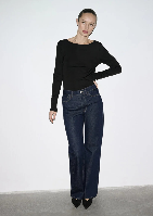 Resim Mavi Victoria Kadın Jean Pantolon M101072-A1593