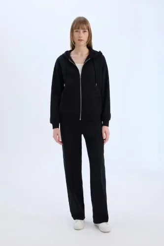 Resim Defacto Kadın Fermuarlı Sweat D8717AX/BK81