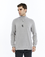 Resim Paul&More Yarım Fermuar Erkek Sweat 200 Yarım Fermuar