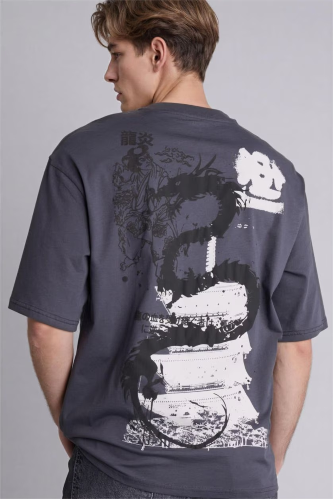 Resim Defacto Erkek T-shirt G3221AX/AR191