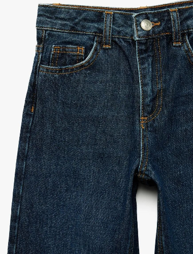 Resim Koton Kız Çocuk Jean Pantolon 6SKG40079AD