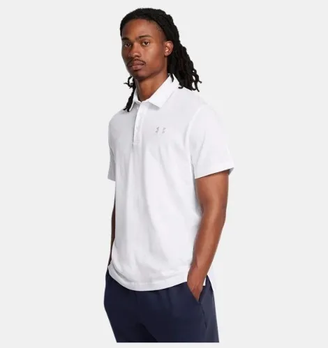 Resim Under ArmourUA Icon Polo Yaka Erkek T-shirt 1386608-100