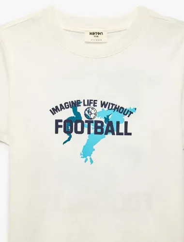 Resim Koton Erkek Çocuk T-shirt 6SKB10692TK