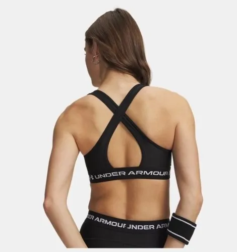 Resim Under Armour Crossback Mid Bra Kadın Spor Sütyen 1361034-011