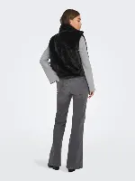 Resim Only Onldana Faux Fur Rev.Waıstcoat Otw Cc Kadın Mont 15348986