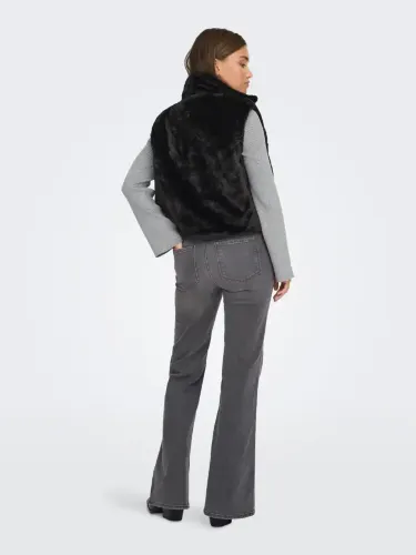 Resim Only Onldana Faux Fur Rev.Waıstcoat Otw Cc Kadın Mont 15348986