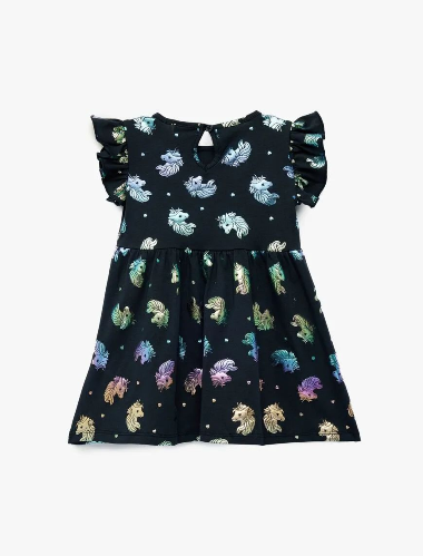 Resim Koton Kız Bebek Elbise 6SMG80028AK