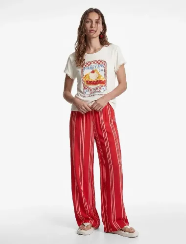 Resim Koton Kadın T-shirt 6SAK50030UK
