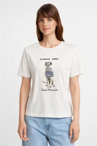 Resim Fashion Friends Kadın T-shirt 26Y0005K1