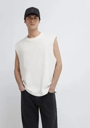 Resim Mavi Erkek T-shirt M0613327-70057