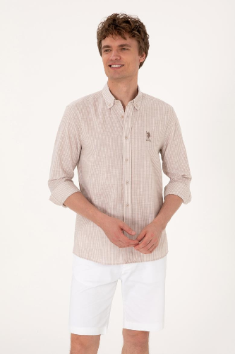 Resim U.S. Polo Assn. Gıze Erkek Dokuma Gömlek 2106492