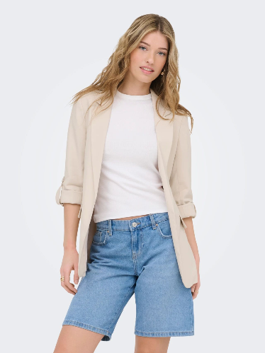 Resim Only Onlarıs Lıfe 3/4 Loose Blazer Cc Wvn Kadın Ceket 15310839
