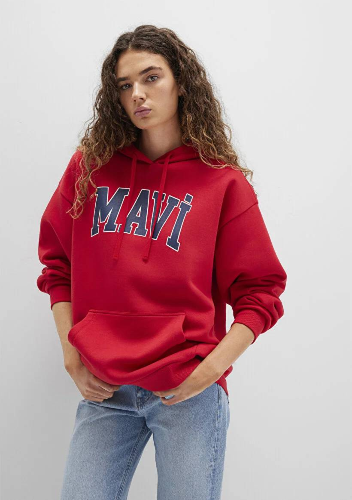 Resim Mavi Logo Kadın Sweat M1600361-82054