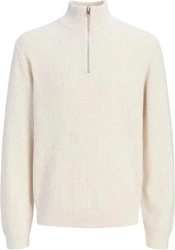 Resim Jack & Jones Jprblaconnor Knıt Half Zıp Erkek Kazak 12301708