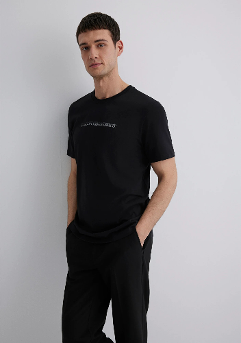 Resim Mavi Erkek T-shirt M0612647-900