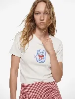 Resim Koton Kadın T-shirt 6SAL10828IK