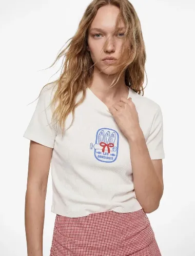 Resim Koton Kadın T-shirt 6SAL10828IK