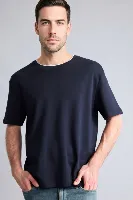 Resim Defacto Erkek T-shirt G7059AX/NV64