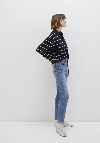 Resim Mavi Cindy Mid Kadın Jean Pantolon M100277-90993
