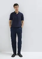 Resim Mavi Erkek Triko T-shirt M0710248-83699