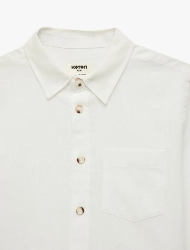 Resim Koton Erkek Çocuk Gömlek 6SKB60043TW