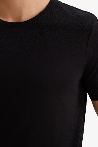 Resim Defacto Erkek T-shirt M6606AZ/BK81