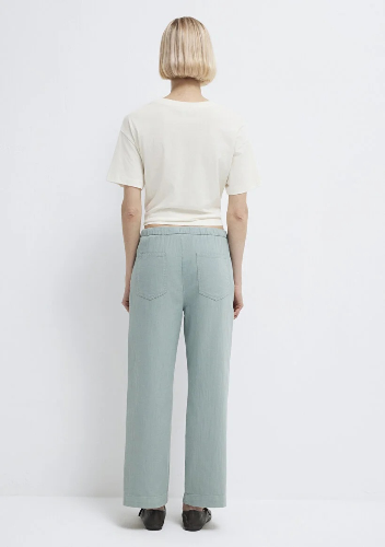 Resim Mavi Kadın Kanvas Pantolon M1011203-70113