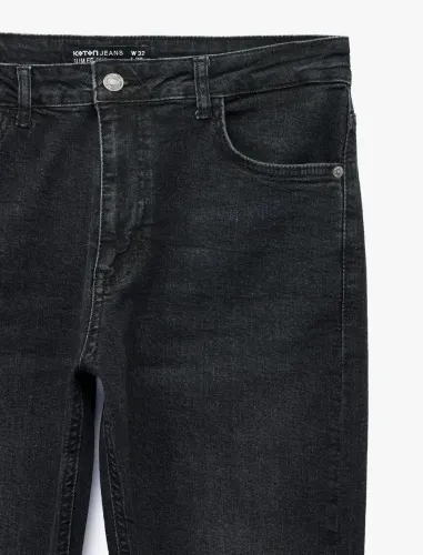 Resim Koton Erkek Jean Pantolon 7WAM40087ND