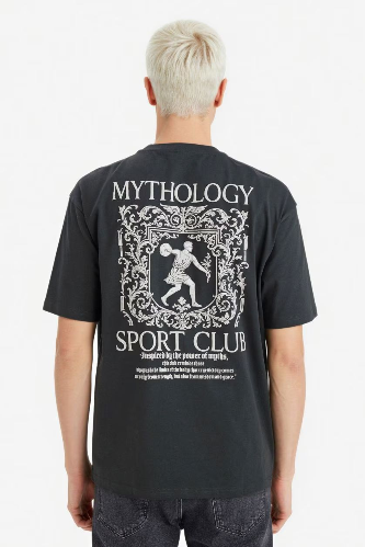 Resim Defacto Erkek T-shirt F9749AX/AR221