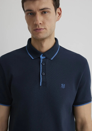 Resim Mavi Polo Erkek T-Shirt M062373-28417