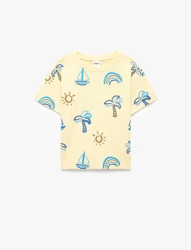 Resim Koton Erkek Bebek T-shirt 6SMB10195TK