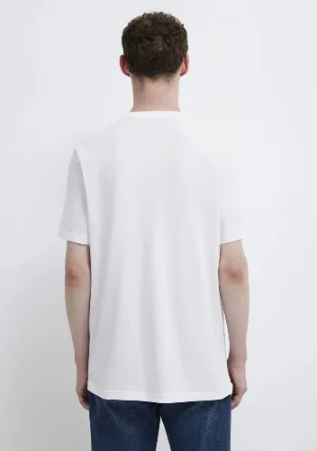 Resim Mavi Erkek T-Shirt M0611714-620