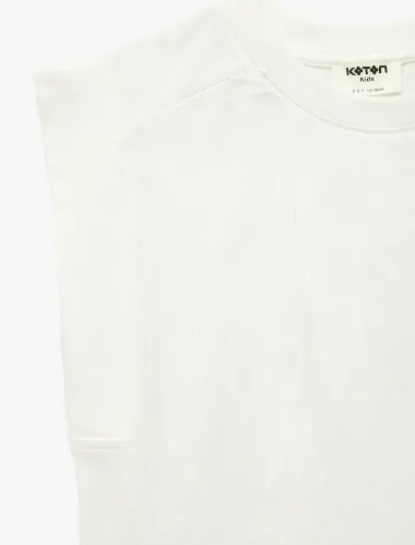 Resim Koton Kız Çocuk T-shirt 6SKG10086AK
