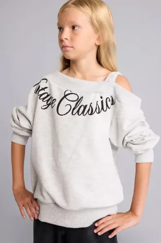 Resim Defacto  Kız Çocuk Sweat I6180A8/GR421