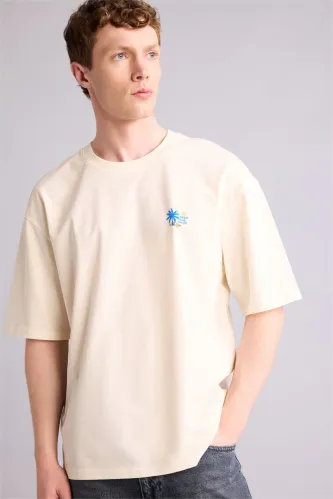 Resim Defacto Erkek T-shirt G8261AX/ER105