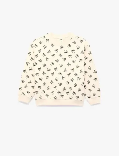 Resim Koton Kız Bebek Sweat 7WMG10029AK