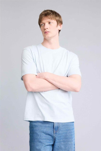 Resim Defacto Erkek T-shirt V7699AZ/BE174