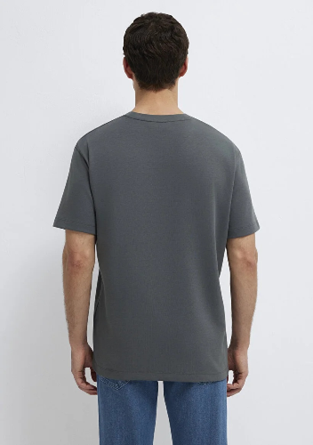 Resim Mavi Erkek T-shirt M0612731-70088