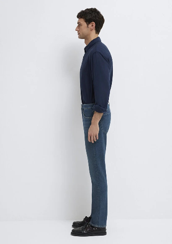 Resim Mavi Marcus Erkek Jean Pantolon M00351A1735