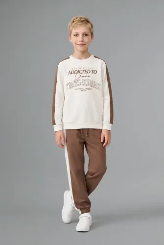 Resim Defacto  Erkek Çocuk Sweat Takım I3681A8/BN533