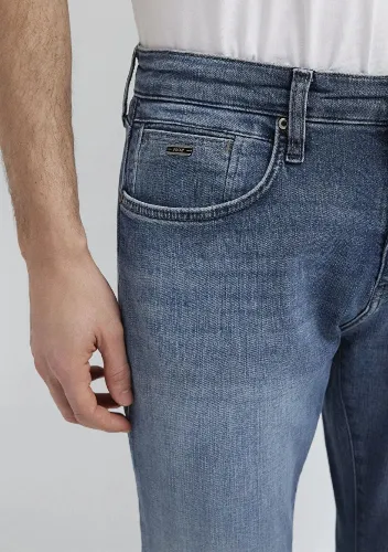 Resim Mavi Marcus Erkek Jean Pantolon M00351A1734