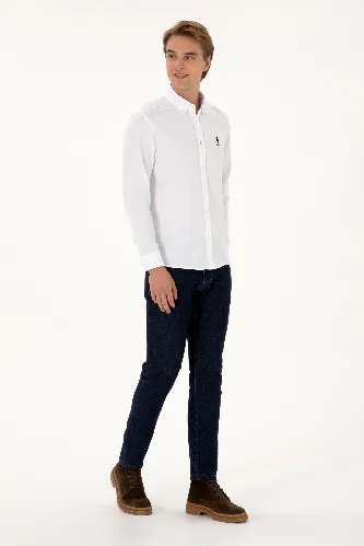 Resim U.S. Polo Assn. Gox025K Erkek Dokuma Gömlek 2225582