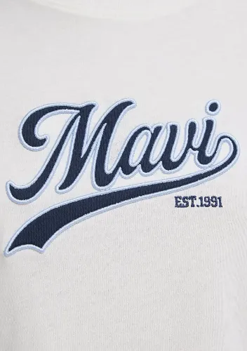 Resim Mavi Kadın T-shirt M1613565-80194