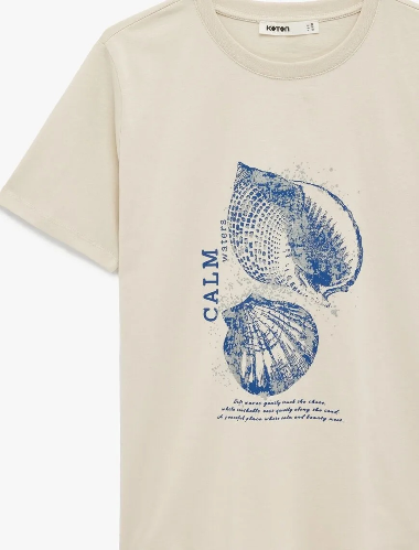 Resim Koton Kadın T-shirt 6SAK50101EK